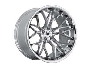 ES#5435713 - C319855112MS25KT - 19" Rohana RFC3 Wheels - Set of Four - 19x8.5 ET25 5x112 66.6CB - Machine Silver/Chrome Lip - Rohana Wheels - Audi BMW Mercedes Benz MINI