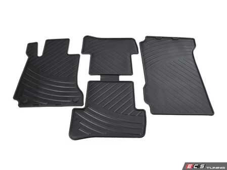 ES#3445587 - 20468010019G33 - Rubber Floor Mat Set - Black - Featuring Genuine Mercedes-Benz Front All-Weather Floor Mats - Genuine Mercedes Benz - Mercedes Benz