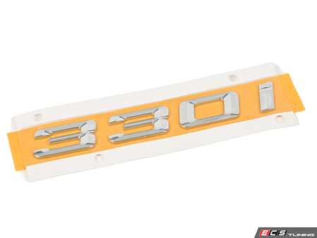 ES#3193355 - 51147423945 - Model Emblem - 330I - Genuine BMW - BMW