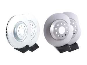 ES#5426263 - 5Q0615301C41KT - Brake Rotor Kit - (340x30 / 300x12) - Factory replacement rotors - Genuine Volkswagen Audi - Audi Volkswagen