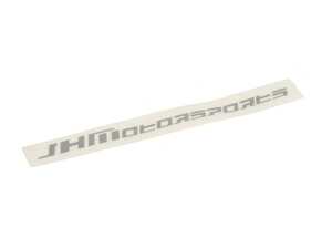 ES#5424688 - JHM-STK-QWDSil - JHM "JHMotorsports" Silver Quarter Window Sticker - JH Motorsports  - Audi Volkswagen Porsche
