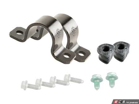 ES#2712813 - N10127707KT1 - Rear Sway Bar Installation Kit - Everything you need to install a new OE rear sway bar - Assembled By ECS - Audi
