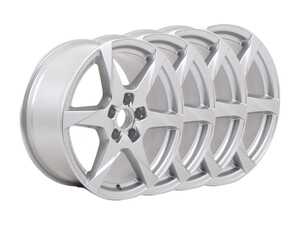 ES#2960418 - 8k0601025kKT - 17" 6-Spoke Wheels - Set Of Four - 17"x7.5" ET45 5x112 Silver - Genuine Volkswagen Audi - Audi