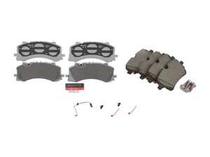 ES#5386507 - P85170NP85190NKT - Front & Rear Brembo Brake Pad Kit - Ceramic - Restore your braking power on all four corners with Ceramic pads from Brembo! - Brembo - Audi