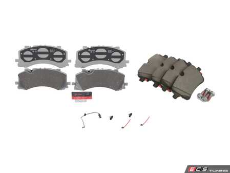 ES#5386507 - P85170NP85190NKT - Front & Rear Brembo Brake Pad Kit - Ceramic - Restore your braking power on all four corners with Ceramic pads from Brembo! - Brembo - Audi