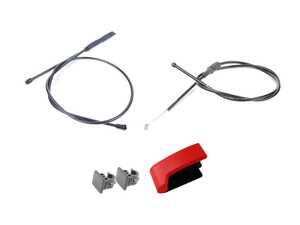 ES#2763201 - 124880032064KT - Hood Release Kit  - Includes everything needed to refresh the hood release handle and cables - Genuine Mercedes Benz - Mercedes Benz
