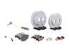ES#4643471 - 211421081264KT16 - Front & Rear Brake Service Kit - Featuring Zimmerman rotors, and Akebono Euro Ceramic pads - Assembled By ECS - Mercedes Benz