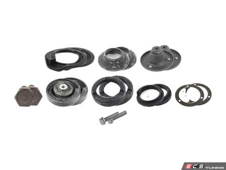 ES#2643090 - 31331090611KT1 - Cup Kit/Coilover Installation Kit - With Spring Pads - Everything you need to install coilovers, shocks/struts, or a cup kit on your BMW - Genuine BMW - BMW