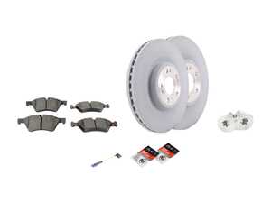 ES#4643647 - 1644211412KT11 - Front Brake Service Kit - Featuring Brembo rotors, and Brembo Ceramic pads - Assembled By ECS - Mercedes Benz