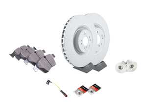 ES#4643661 - 1644210712KT7 - Front Brake Service Kit - Featuring Zimmerman rotors, and Jurid pads - Assembled By ECS - Mercedes Benz
