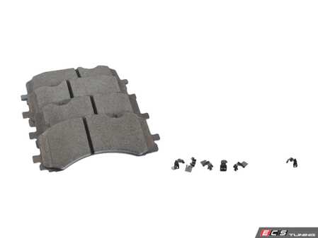 ES#4643572 - 4m0698151blKT - Front Brake Pad Set - Semi-Metallic - Restore your Stopping power - Genuine Volkswagen Audi - Audi