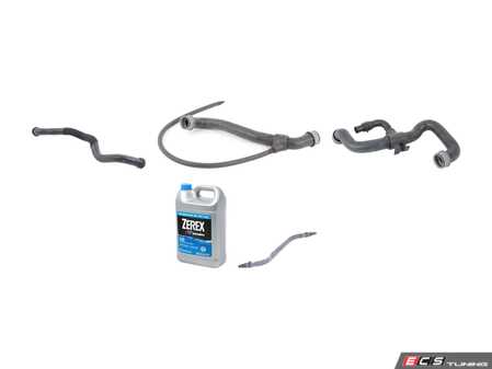 ES#2777460 - 2045010382KT - Radiator Hose Replacement Kit - Includes Upper And Lower Radiator Hoses, Breather Hose And Coolant - Genuine Mercedes Benz - Mercedes Benz