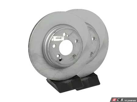 ES#2703342 - 1294230312KT6 - Rear Brake Rotors - Pair - Does not include new brake rotor securing screws - Zimmermann - Mercedes Benz