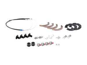 ES#4430007 - ECSPRKBRK2KT - Parking Brake Upgrade Kit - Everything you need to service and upgrade parking brake system - easier engagement for both parking and drifting - Assembled By ECS - BMW