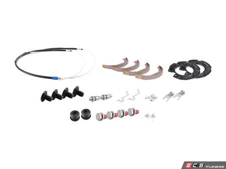 ES#4430007 - ECSPRKBRK2KT - Parking Brake Upgrade Kit - Everything you need to service and upgrade parking brake system - easier engagement for both parking and drifting - Assembled By ECS - BMW