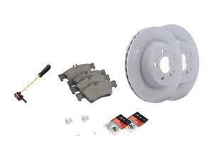 ES#3184149 - 0004211512KT7 - Rear Brake Service Kit - Featuring genuine Mercedes-Benz rotors, pads, sensors and rotor screws - Genuine Mercedes Benz - Mercedes Benz