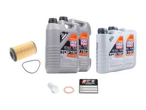 ES#4431190 - 6511800109KT3 - Liqui Moly Top Tec 4600 Diesel Oil Service Kit (5w-30) - Includes Hengst filter and Liqui Moly Top Tec 4600 229.5 Spec oil - Assembled By ECS - Mercedes Benz