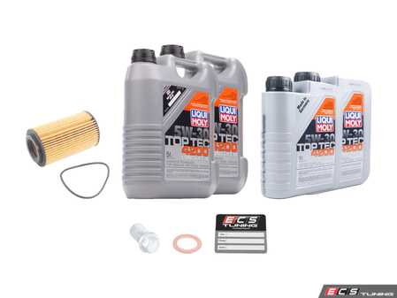 ES#4431190 - 6511800109KT3 - Liqui Moly Top Tec 4600 Diesel Oil Service Kit (5w-30) - Includes Hengst filter and Liqui Moly Top Tec 4600 229.5 Spec oil - Assembled By ECS - Mercedes Benz
