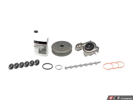 ES#4690680 - 06M121013DKT - Water Pump Kit - Maintain proper operating temperature with a new water pump and hardware - Genuine Volkswagen Audi - Audi