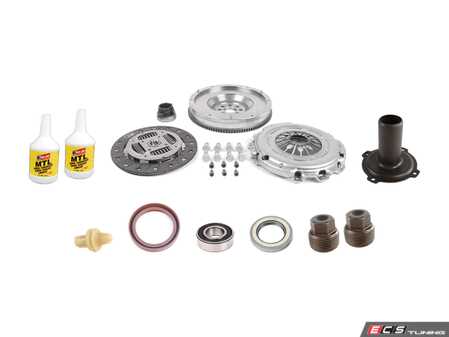 ES#4069051 - 52401220KT -  Complete Single Mass Flywheel Conversion Kit  - Includes a single mass conversion clutch kit, guide tube, seals and transmission service kit - Assembled By ECS - BMW