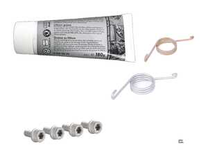 ES#2762218 - 8E0615295Akt - Rear Pad & Rotor Installation Kit - Make your brake service headache free with this installation kit!  - Genuine Volkswagen Audi - Audi