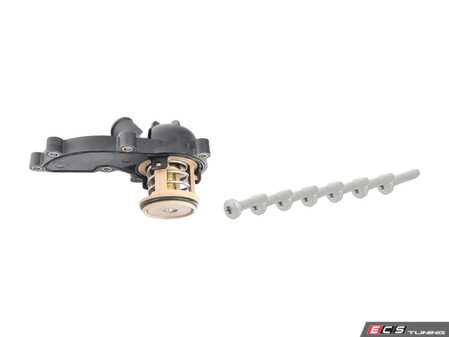 ES#3138264 - 06E121111Gkt3 - Thermostat Replacement Kit - Maintain proper operating temperature with a new thermostat, housing and hardware - Assembled By ECS - Audi