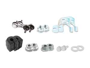 ES#2587149 - 33552283159KT1 - Standard Rear Sway Bar Installation Kit - 13mm - Everything you need to install a new OE rear sway bar - Assembled By ECS - BMW