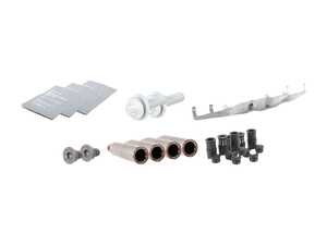 ES#2593748 - 34116768431KT - Front Pad And Rotor Installation Kit - Includes everything to install new front brakes including guide bolts and bushings - Genuine BMW - BMW