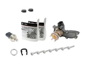 ES#2749257 - 06E121111ALKT - Cooling System Refresh Kit - Level 1 - Replace your thermostat and temp sensor with one kit! - Genuine Volkswagen Audi - Audi