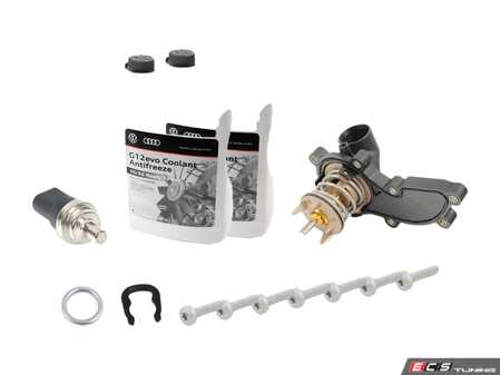 ES#2749257 - 06E121111ALKT - Cooling System Refresh Kit - Level 1 - Replace your thermostat and temp sensor with one kit! - Genuine Volkswagen Audi - Audi