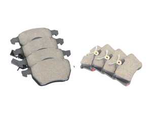 ES#4492350 - 4B0698151AF2KT - Front & Rear Premium Ceramic Brake Pad Kit - Brembo NAO Ceramic pads are designed to deliver improved comfort and reduced pad wear - Brembo - Audi