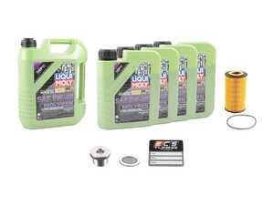 ES#4642995 - 99610722553KT23 - Liqui Moly Molygen Oil Service Kit (5w-40) - Includes Hengst filter and Liqui Moly Molygen New Generation A40 Spec oil - Assembled By ECS - Porsche