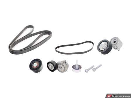 ES#4821045 - 06e903133aektkt1 - Accessory Belt Kit - Keep your car from breaking down by replacing your cracked drive belt - Genuine Volkswagen Audi - Audi