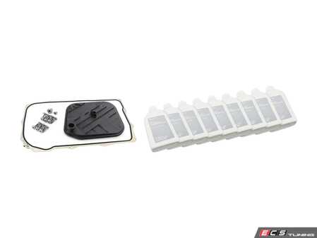 ES#4820346 - f8xmatsKT - Automatic Transmission Service Kit - 8HP75 - Includes all the necessary components for a complete transmission service - Featuring a new Genuine BMW filter, ATF 3+ fluid, a pan gasket, pan installation hardware, and fill & drain plugs - Genuine BMW - BMW
