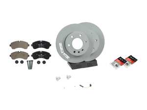 ES#4643372 - 910421000007KT5 - Front Brake Service Kit - Features Genuine Mercedes-Benz rotors, and OE Manufacture pads - Genuine Mercedes Benz - Mercedes Benz