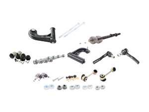 ES#4005340 - w210-fsrk-abe-s2 - Front Suspension Refresh Kit - Stage 2 - Includes lower control arm bushings, lower ball joints, outer tie rod ends, inner tie rods, sway bar end links, upper control arms and associated hardware - Assembled By ECS - Mercedes Benz