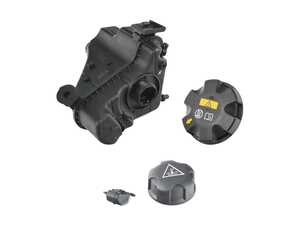 ES#4776041 - 17138677649EKT - Coolant Expansion Tank Kit - Includes both the Engine Coolant Expansion Tank and Charge Air Cooler Coolant Expansion Tank, plus both of the expansion tank caps - Assembled By ECS - BMW