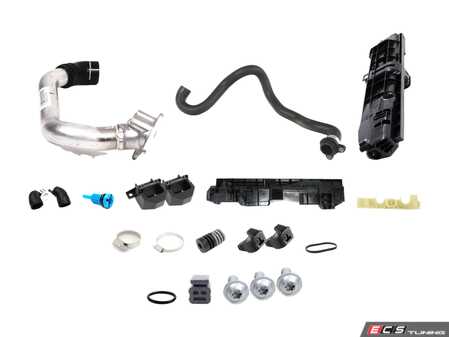 ES#2586299 - E92MANRADINSTKT - Radiator Installation Kit - Everything you need to install a new radiator in your BMW - Genuine BMW - BMW