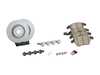ES#2966431 - 1K0615301M6KT - Front Brake Service Kit - Featuring Zimmerman Rotors and ECS DD23 ceramic pads. - Assembled By ECS - Volkswagen