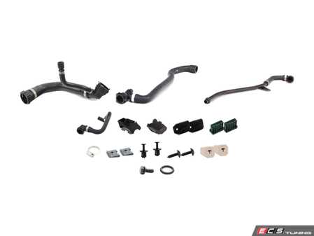 ES#2603203 - 11537505228KT1 - Radiator Installation Kit - Everything you need to install a new radiator in your BMW - Assembled By ECS - BMW