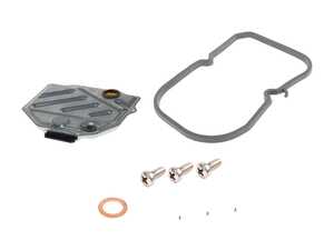 ES#2777148 - 1292770195KT4 - Automatic Transmission Filter And Gasket Kit - Includes Mann transmission filter, Elring oil pan gasket, and OEM oil drain plug gasket - Assembled By ECS - Mercedes Benz
