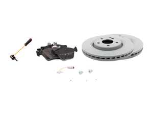 ES#2779786 - 0044200720KT3 - Front Brake Service Kit  - Featuring Genuine Mercedes-Benz Rotors And Pads - Genuine Mercedes Benz - Mercedes Benz