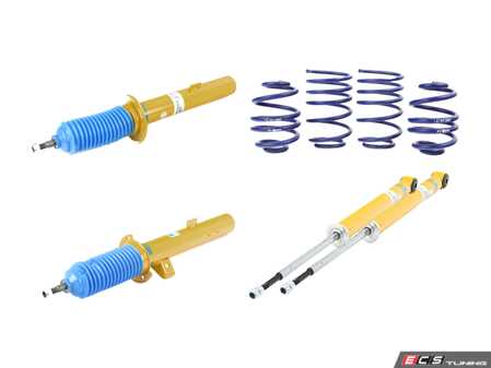 ES#3659077 - 28987-1KT1 - Performance Suspension Cup Kit - Sport - Featuring Bilstein B8 shocks and H&R sport lowering springs - Assembled By ECS - BMW