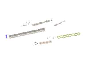 ES#4812420 - 1560504301KT - M156 Camshaft Replacement Kit - Intake Camshaft replacement kit for M156 6.3L engines with Aluminum valve covers - Genuine Mercedes Benz - Mercedes Benz