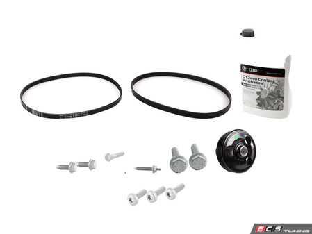 ES#2792901 - 07K121011BKT - Water Pump Replacement Kit - Featuring genuine replacement parts - Genuine Volkswagen Audi - Volkswagen
