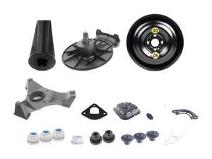 ES#3083739 - 36111509164KT - Compact Spare Retrofit Kit - Add a spare tire mount and holder to the factory mounting location - Genuine MINI - MINI