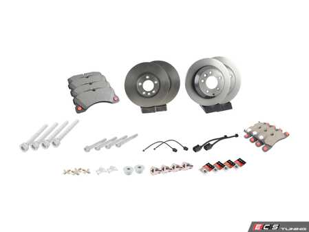 ES#4656992 - 95835140300KT3 - Front & Rear Brake Service Kit - Featuring Brembo rotors, and Brembo pads - Assembled By ECS - Porsche
