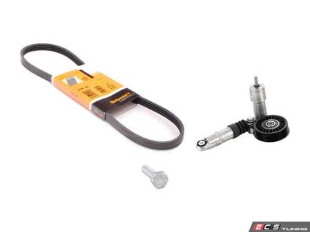 ES#2966390 - 06B260849AKT2 - Accessory Belt Kit - Keep your drive belt tight with a new belt, tensioner, and hardware. - Assembled By ECS - Volkswagen