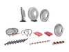 ES#2598630 - 99635140904PEKT2 - Performance Front & Rear Brake Service Kit - Featuring Sebro slotted rotors and EBC RedStuff brake pads - Assembled By ECS - Porsche