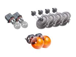 ES#2607932 - N10786301KT - Halogen Headlight Bulb Refresh Kit - Keep your exterior lights shining bright with a complete set of headlight bulbs - Genuine Volkswagen Audi - Audi